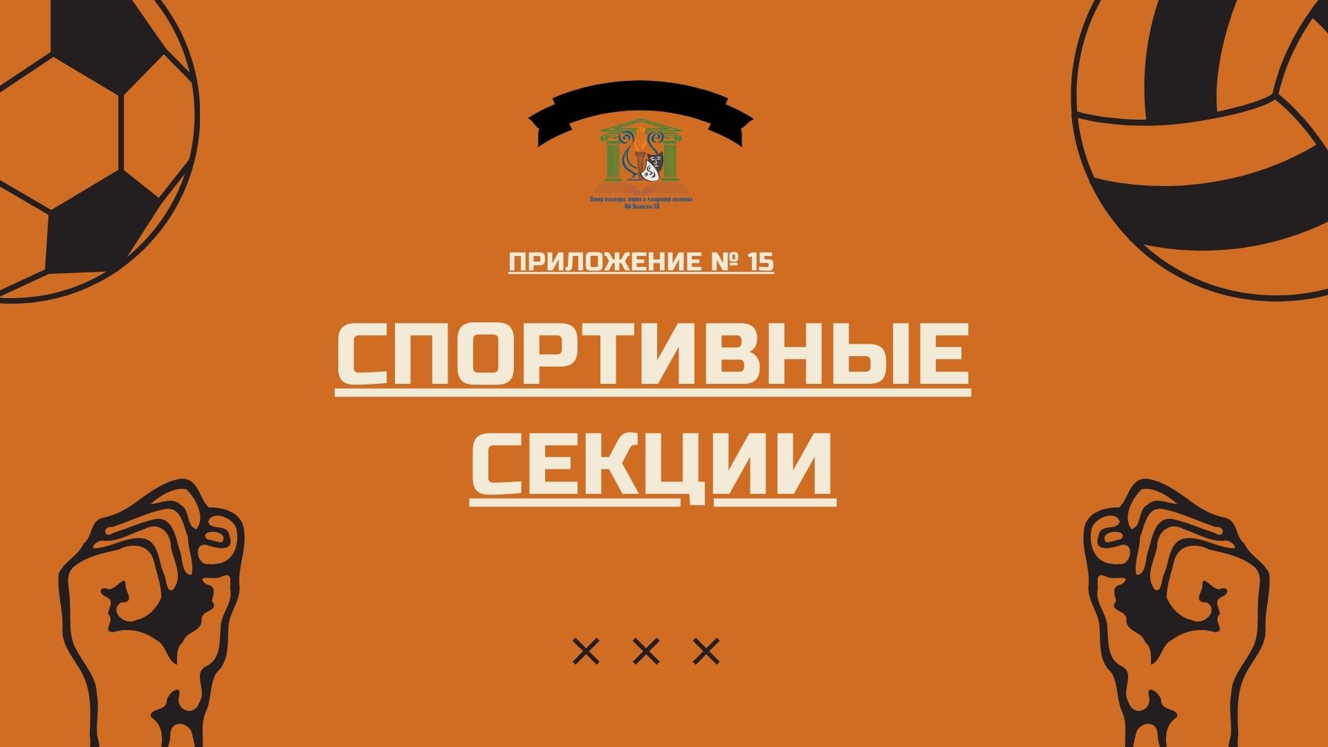 Спортивные секции | Центр культуры, спорта и молодежной политики МО  Низинское СП